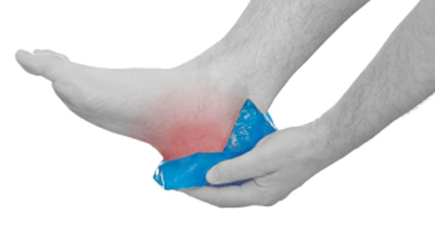 First aid for heel pain