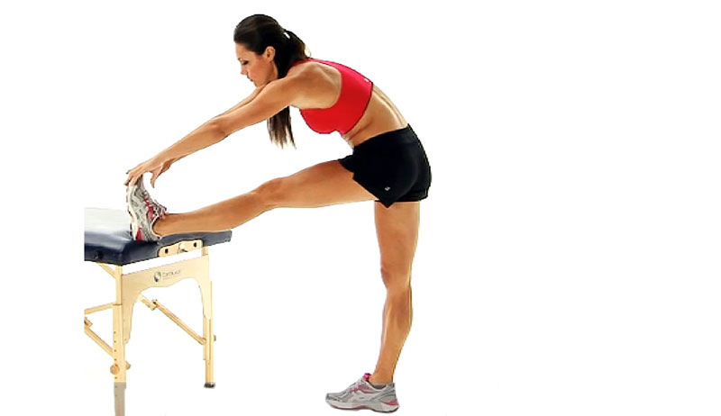 How to Do a Static Seated Calf Stretch