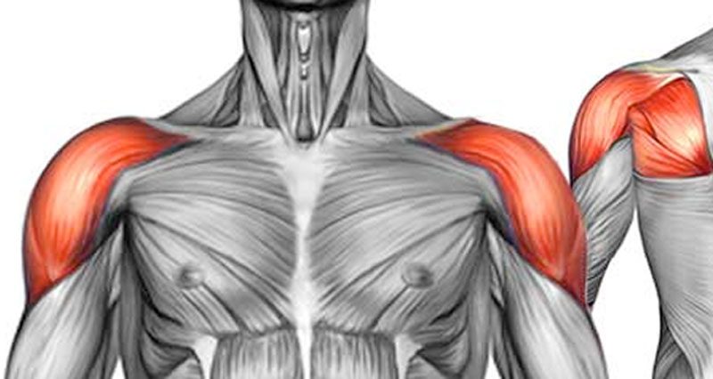 front shoulder pain